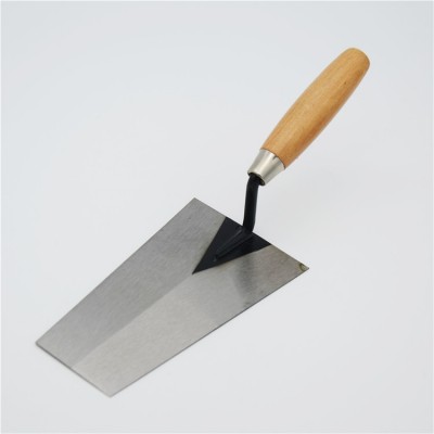 2021 New Design Good Quality Construction Tools Wooden Handle Trowel Bricklaying Trowel